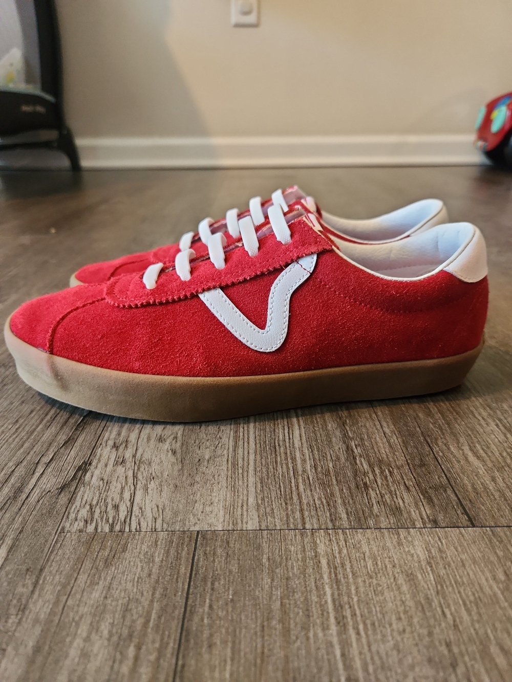 Vans Red Size 8 Mens 9.5 Womens